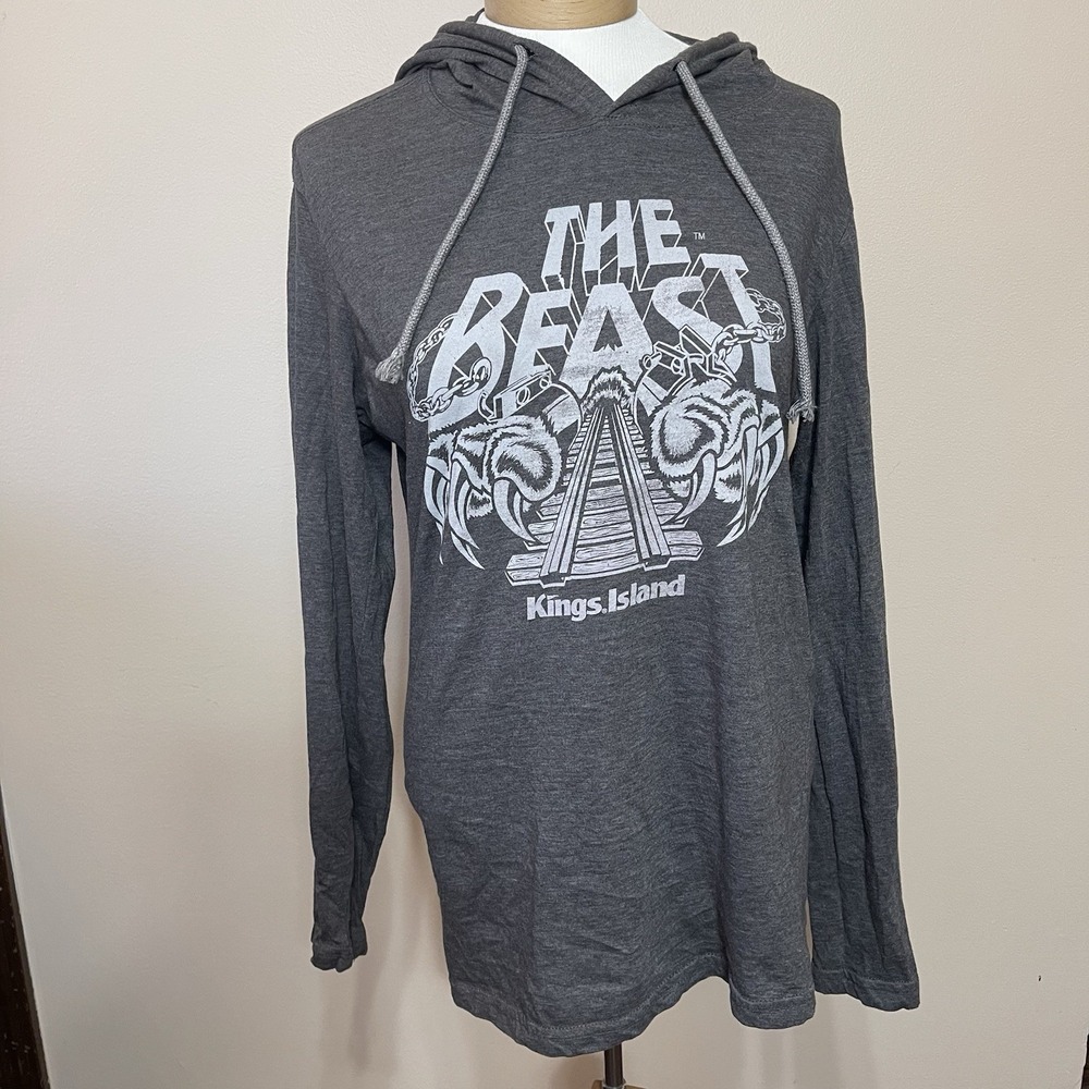 Retro Vision The Beast Hoodie King's Island Medium Lightweight Gray